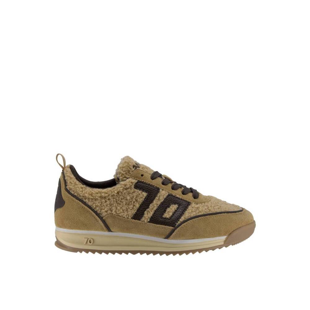 NEW BACK 70 women's jogger ft sneakers in beige coffee